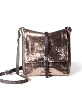 Jerome Dreyfuss Tony Champagne Shoulder Crossbody Bag